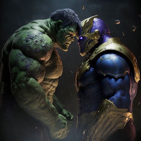 thanos vs the avengers comic|hulk versus thanos.